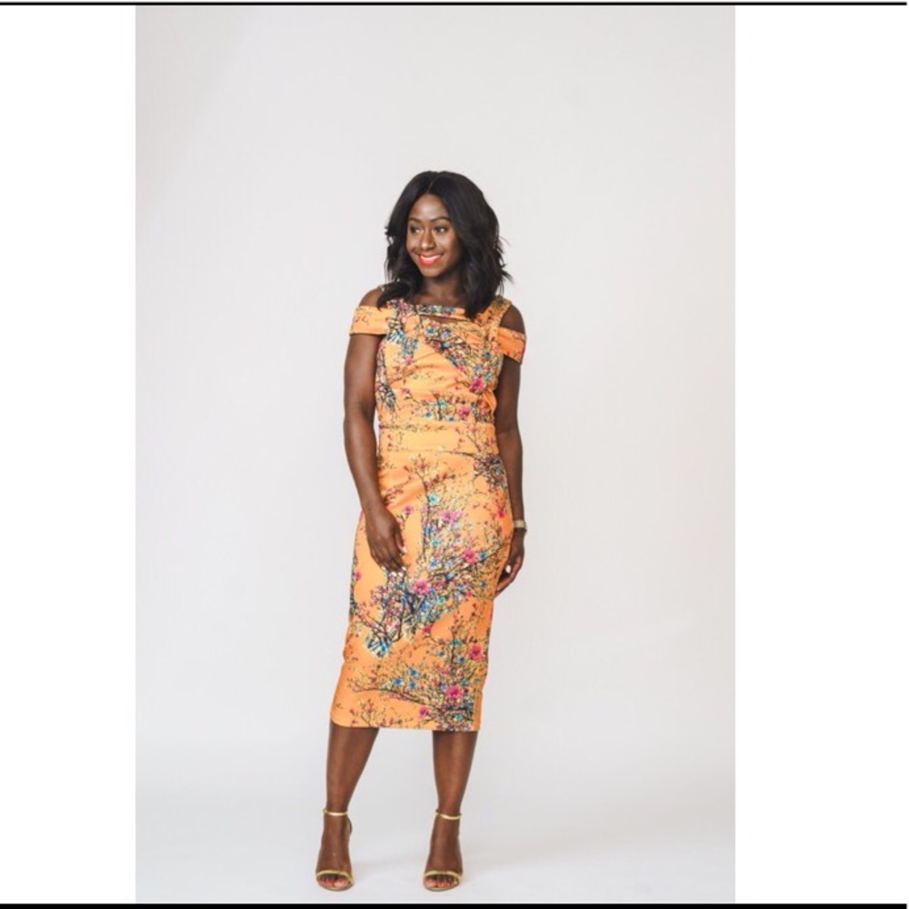 Brand New Geometric Midi Dress